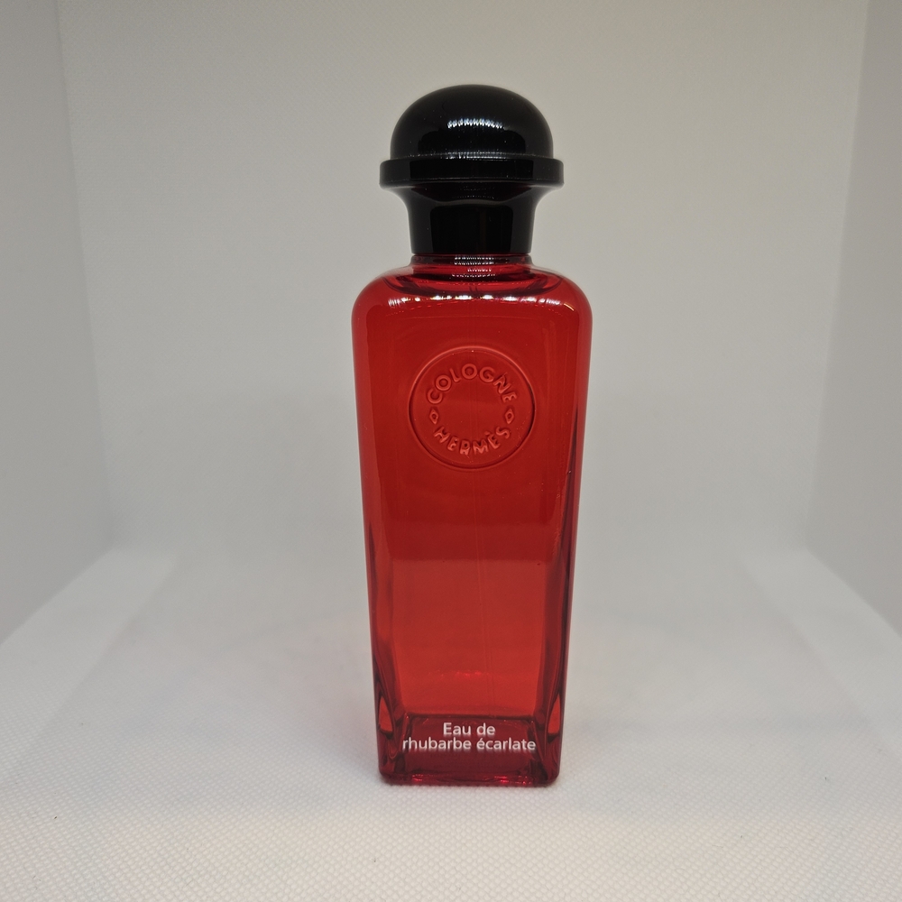 Hermes Eau de Rhubarbe Écarlate Red Bottle